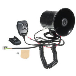 Speaker Car Motorcycle With MIC Sound Siren Horns 115DB Audio