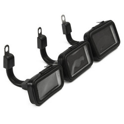 Mount Pouch Motorcycle Rear View Mirror Bag Phone GPS Waterproof Case