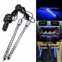 2Pcs Music Instrument Rhythm Lighting Neon Light Interior LED Car