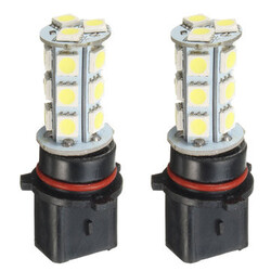 Pair P13W 7000K RS White LED Lights Lamps SS 18SMD DRL Fog Driving Camaro