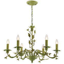 Chandelier Lamp Flowers European Garden Lamp Iron Flower American